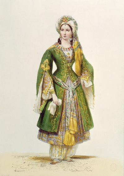 Mademoiselle Rachel as Roxane in 